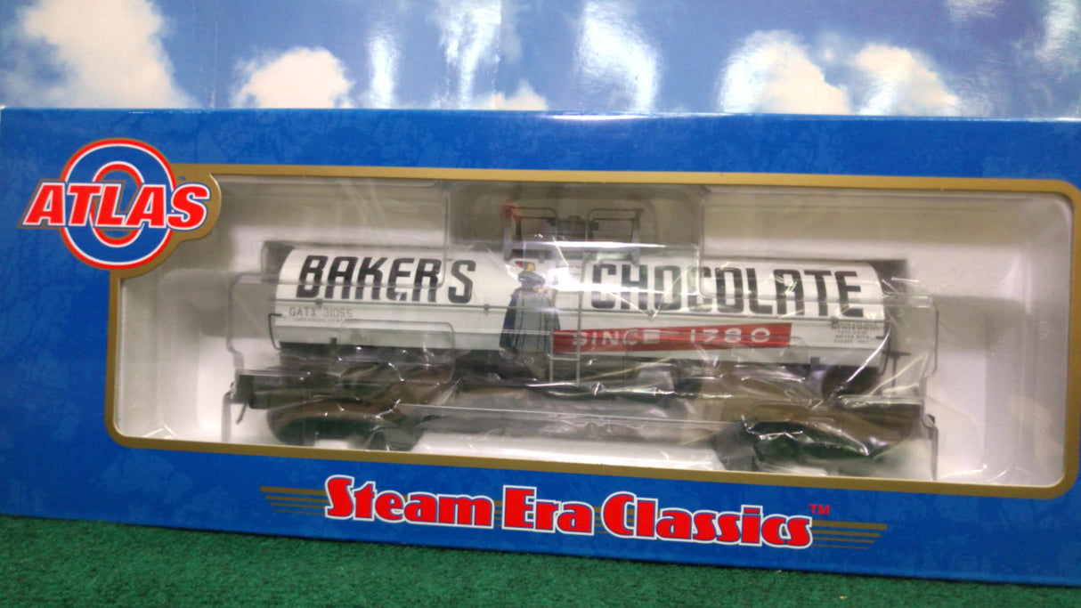 Atlas #8227-1 Baker's Chocolate 11, 000 Gallon Tank Car #31055 (3-Rail)