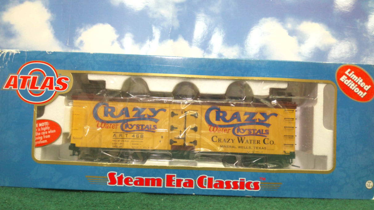 Atlas #8077 Crazy Water 40' Reefer Car (3-Rail)