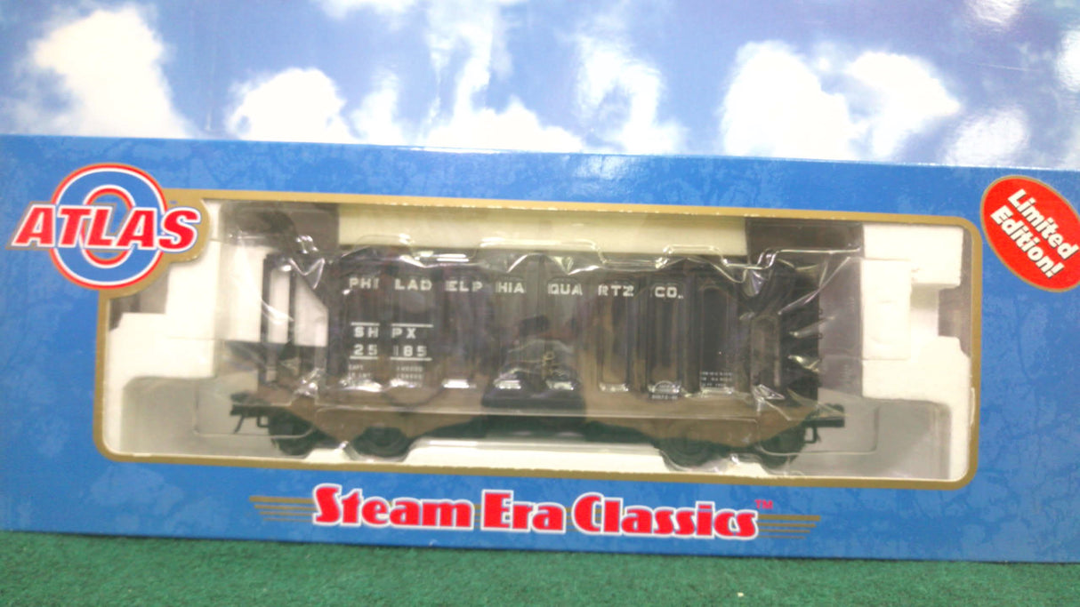 Atlas #8377 Philadelphia Quartz ACF 70 Ton Covered Hopper (3-Rail)