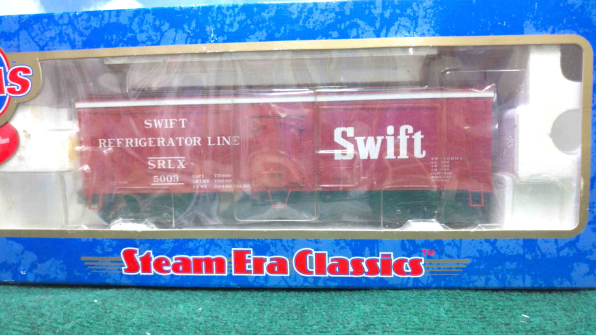Atlas #8012 Swift 36' Woodside Reefer Car (3-Rail)