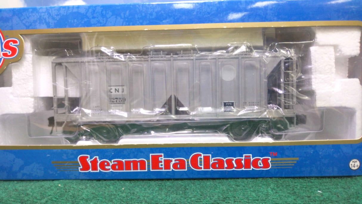 Atlas #9387 Jersey Central (ex-LNE) ACF 70 Ton Covered Hopper (2-Rail)