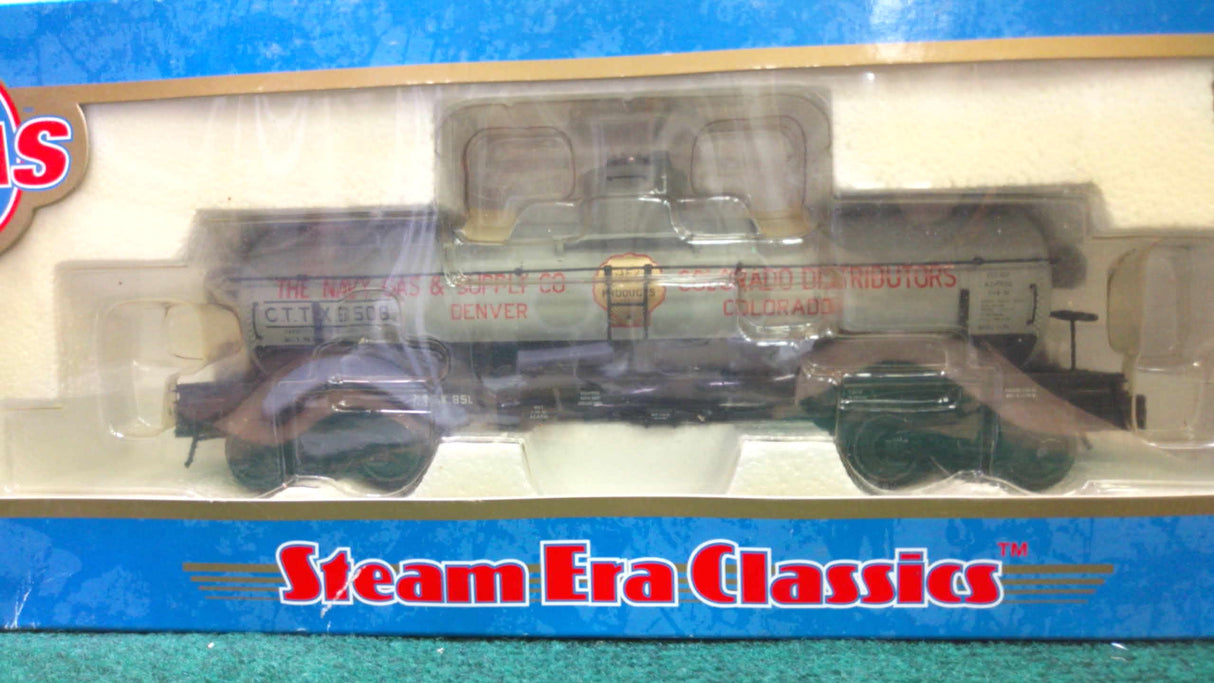 Atlas #8651 Navy Gas 8,000 Gallon Tank Car (3-Rail)