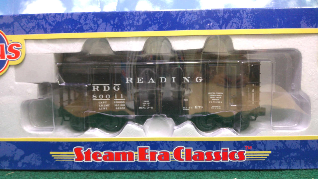 Atlas #6768 Reading 55 Ton Fishbelly Hopper (3-Rail)