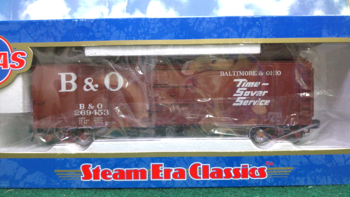 Atlas #8751 Baltimore and Ohio ARA 40' Steel Box Car (3-Rail)