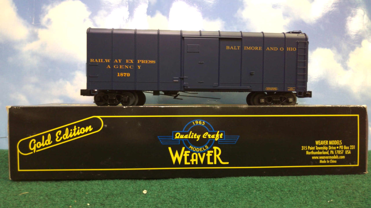 Weaver G23008 Baltimore & Ohio Wagontop Box Car (3-Rail)