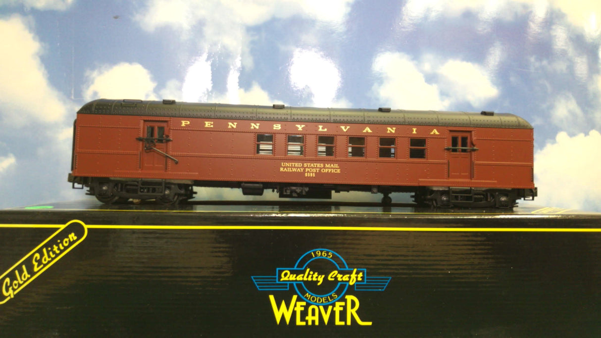Weaver G22401LD PRR Railway Post Office (3-Rail)