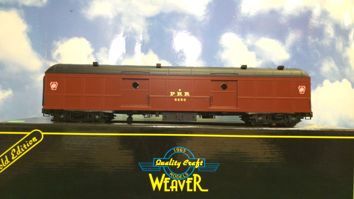 Weaver G22201LD Pennsylvania RR (Keystone Logo) B60b Baggage/Mail Car (3-Rail)