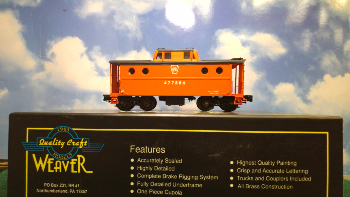 Weaver 477886 Pennsylvania PRR N5-C Caboose (3-Rail)