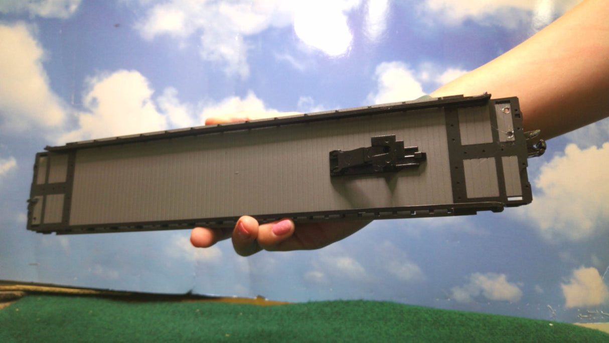 Weaver U23002LD New Haven Yale 50' Flatcar with 35' Trailer (3-Rail)