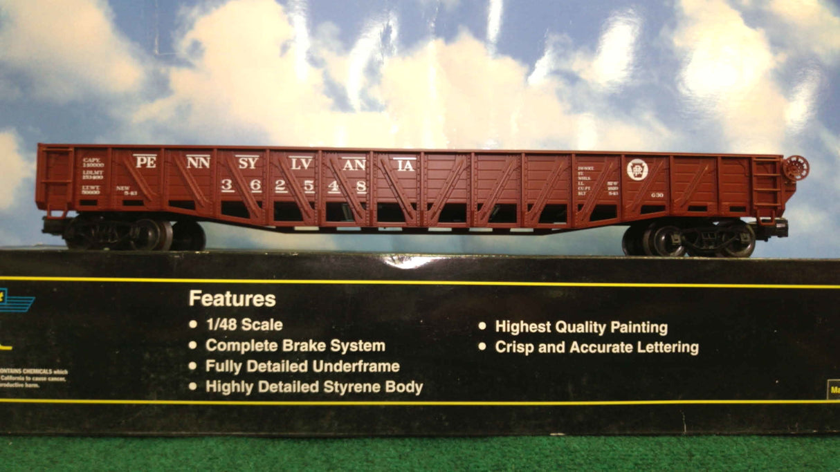 Weaver U17003 Pennsylvania Railroad Wartime Gondola (2- OR 3-Rail)