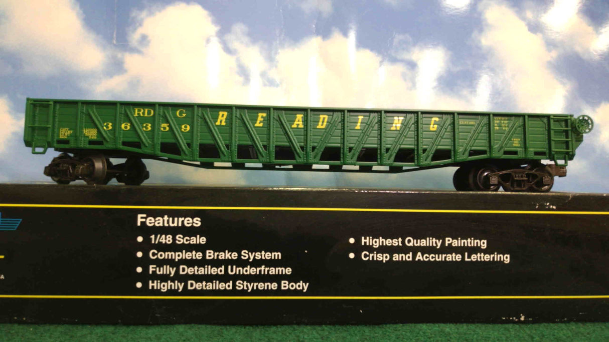 Weaver U17009LD Reading Wartime Gondola (3-RAIL)