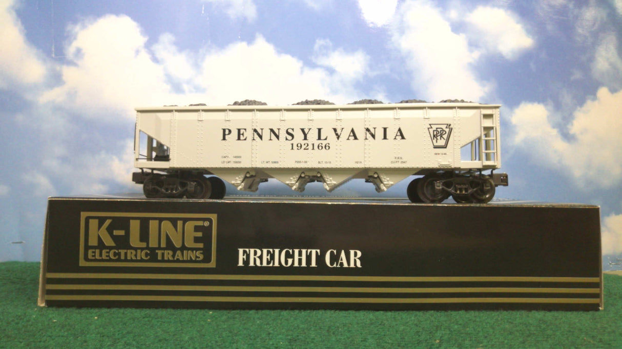 K-Line K623 Silver Pennsylvania Railroad Die-Cast Hopper