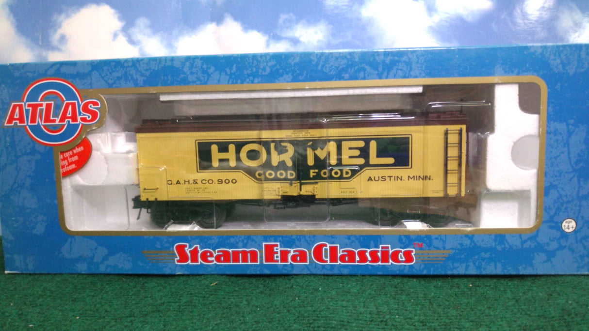 Atlas #3001401 Hormel 36' Wood Reefer Car (3-Rail)