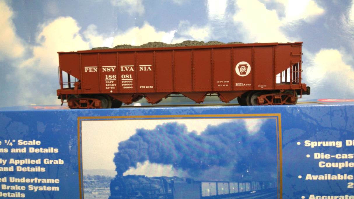 Atlas #6776 Pennsylvania PRR H21a Hopper Car (3-rail)