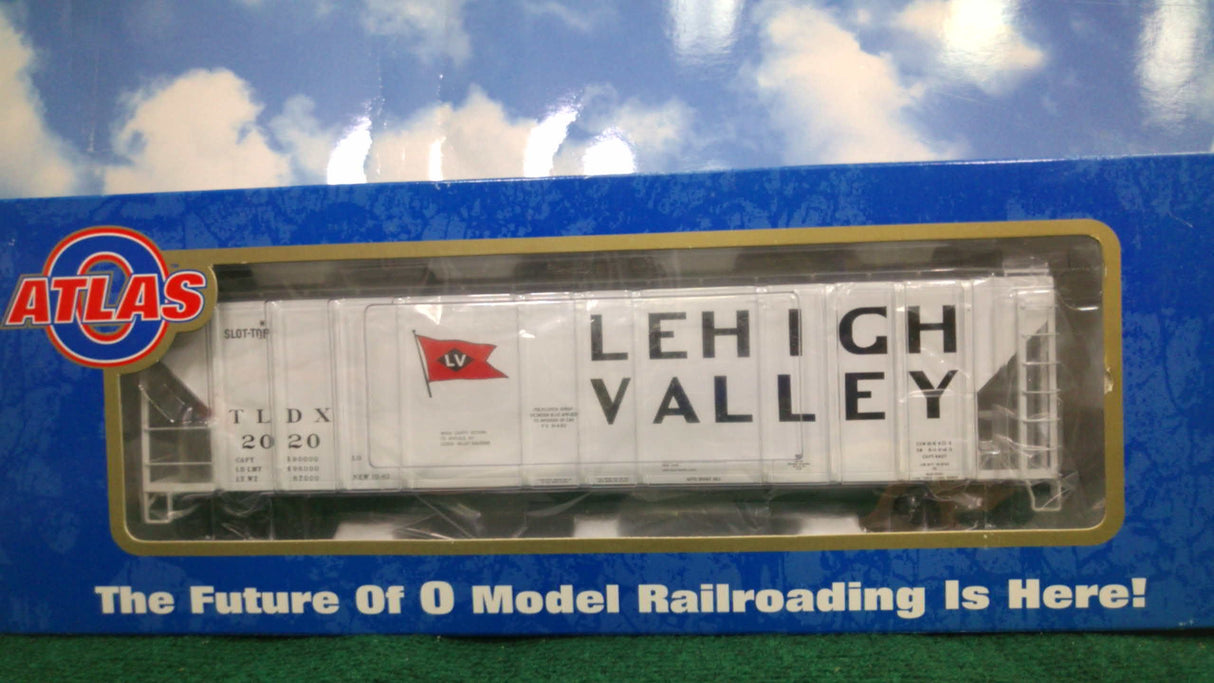 Atlas #6384 Lehigh Valley PS-4427 Low Side Covered Hopper (3-Rail)