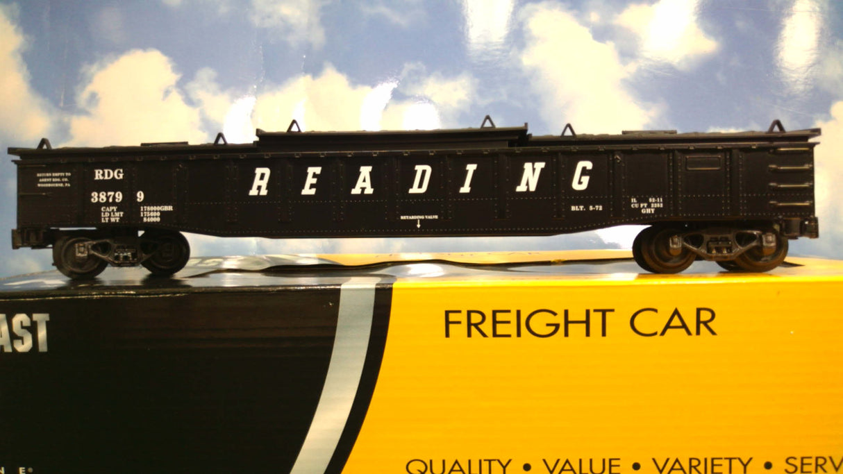 K-Line K652 Reading Gondola with Three Roof Covers