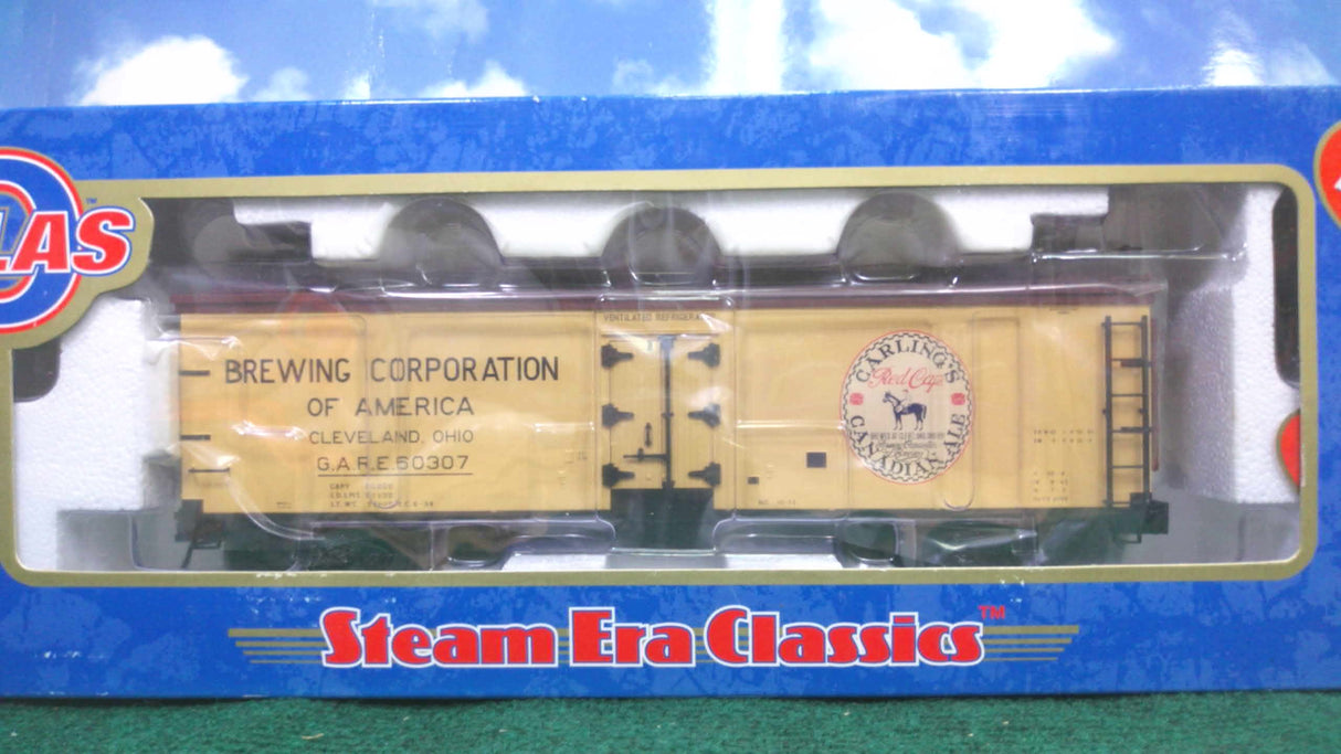 Atlas #8144 Carling 40' Wood Reefer Car (3-Rail)