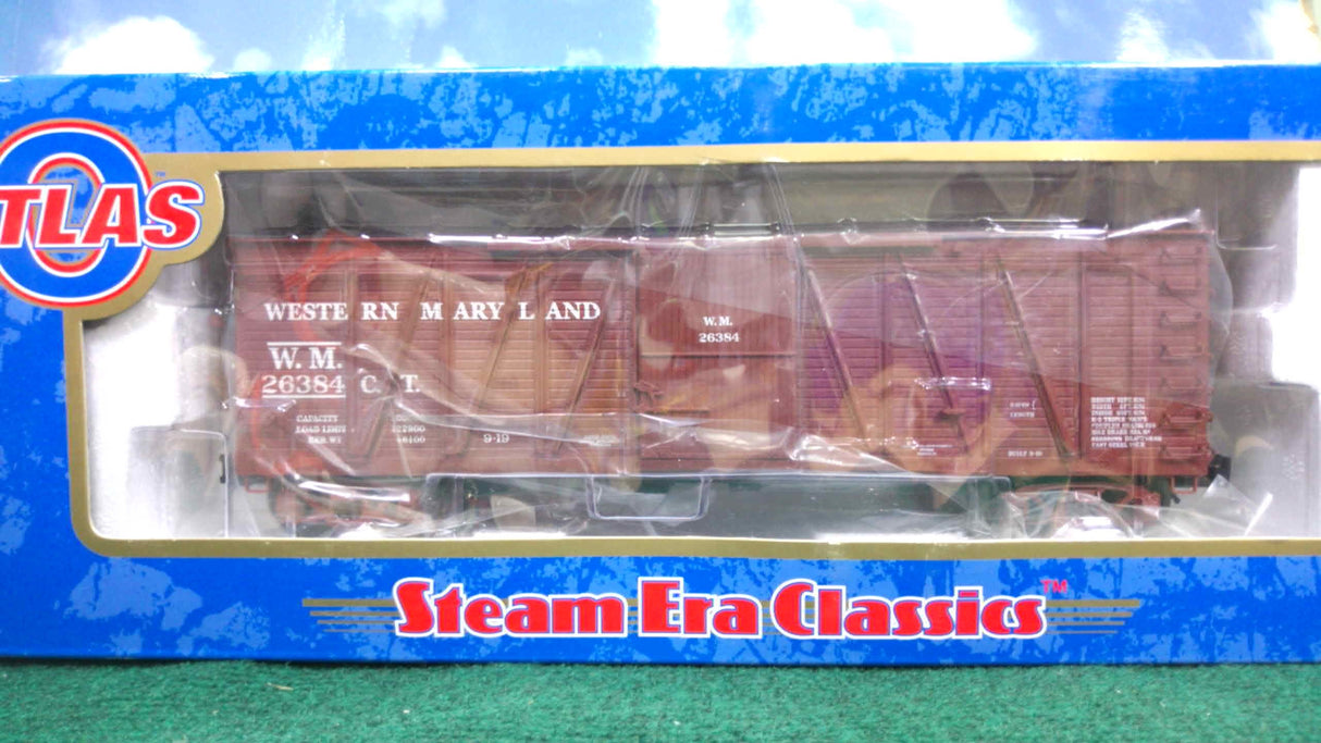 Atlas #6463 Western Maryland USRA Single-Sheathed Box Car (3-Rail)