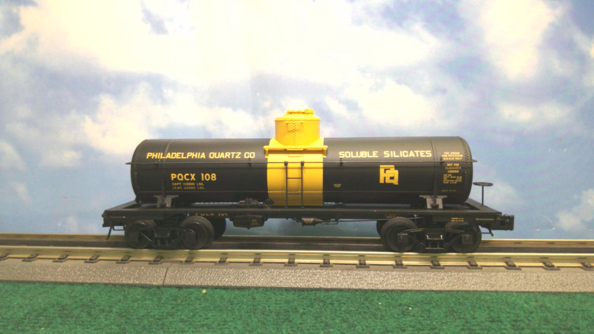 Atlas #3003817 Philadelphia Quartz 8,000 Gallon Tank Car (3-Rail)