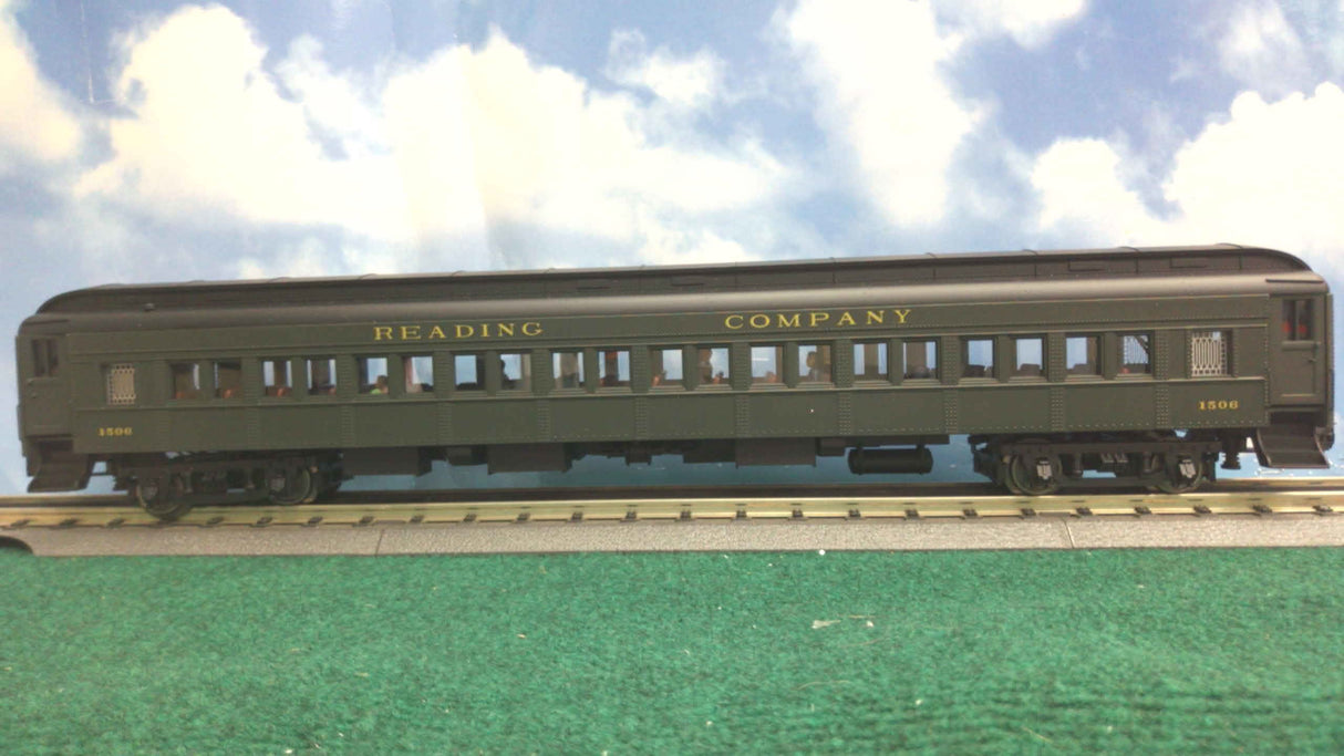 Golden Gate Depot Reading Company Heavy Weight Coach Car (3-Rail)