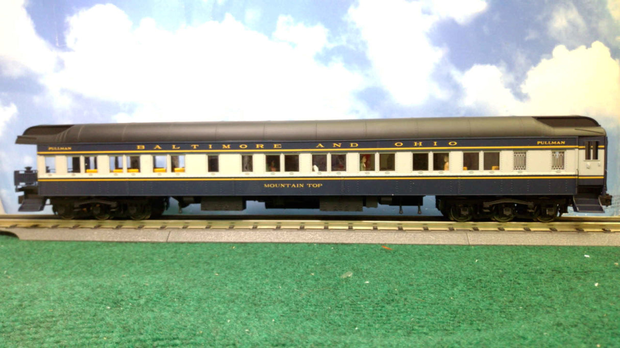 Golden Gate Depot Baltimore and Ohio Observation and Dining Car (3-Rail)