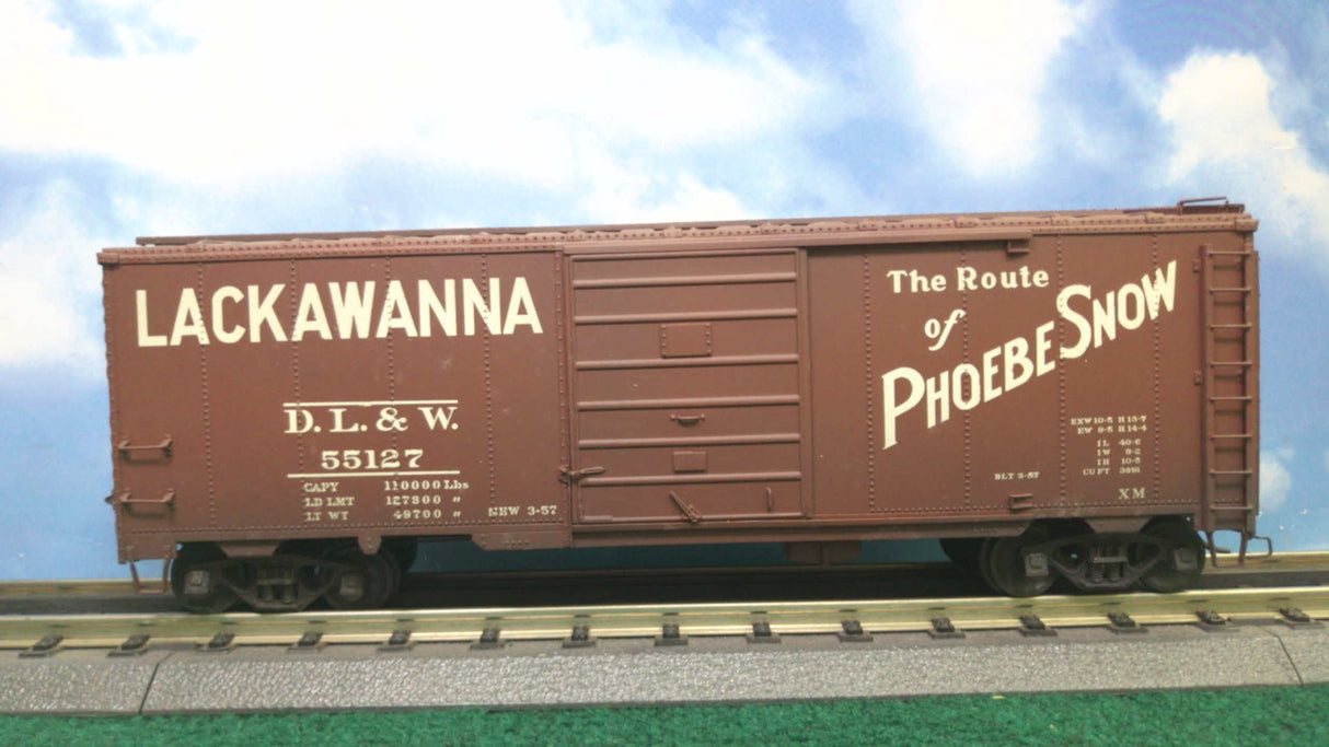 Precision Scale Co. Lackawanna 40' AAR Box Car (2-Rail)