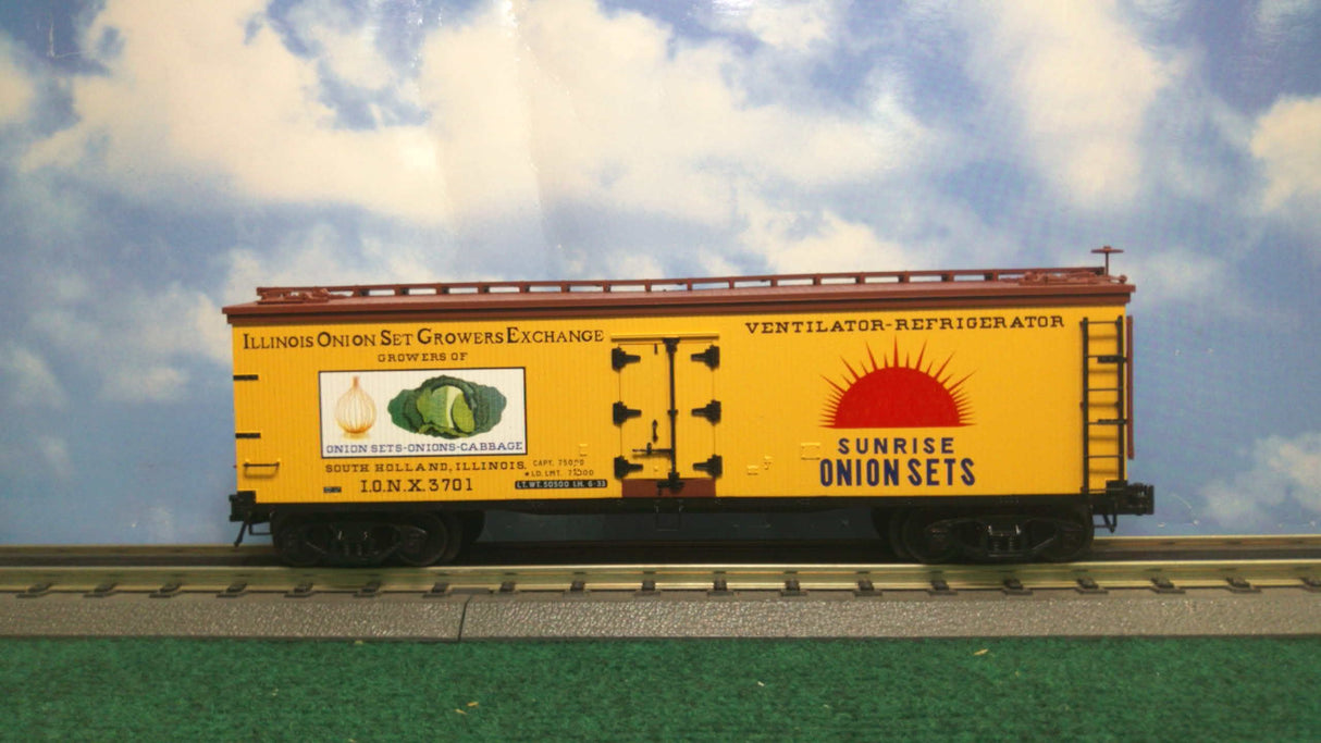 Atlas #8180 Illinois Onion Growers 40' Re-Built Wood Reefer Car (3-Rail)