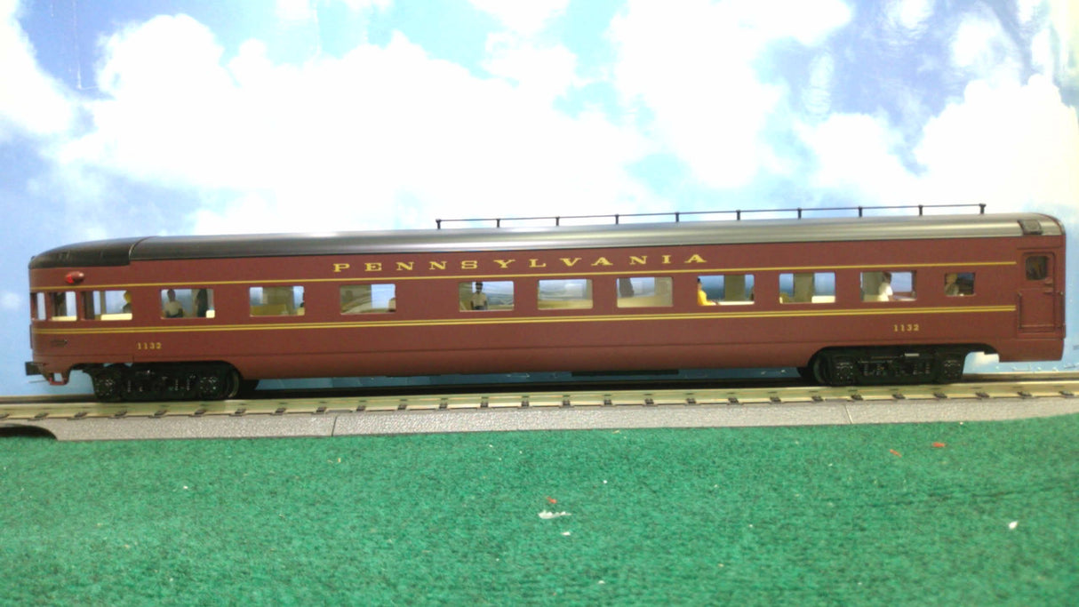 K-Line K4680-41132 PRR Observation Car with Short Antenna 21"