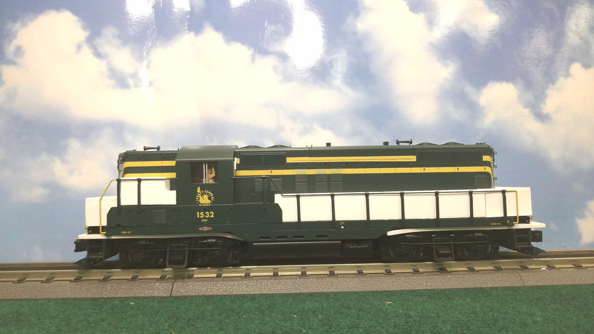 Atlas #1412 Jersey Central GP-9 Powered Locomotive TMCC (3-Rail)