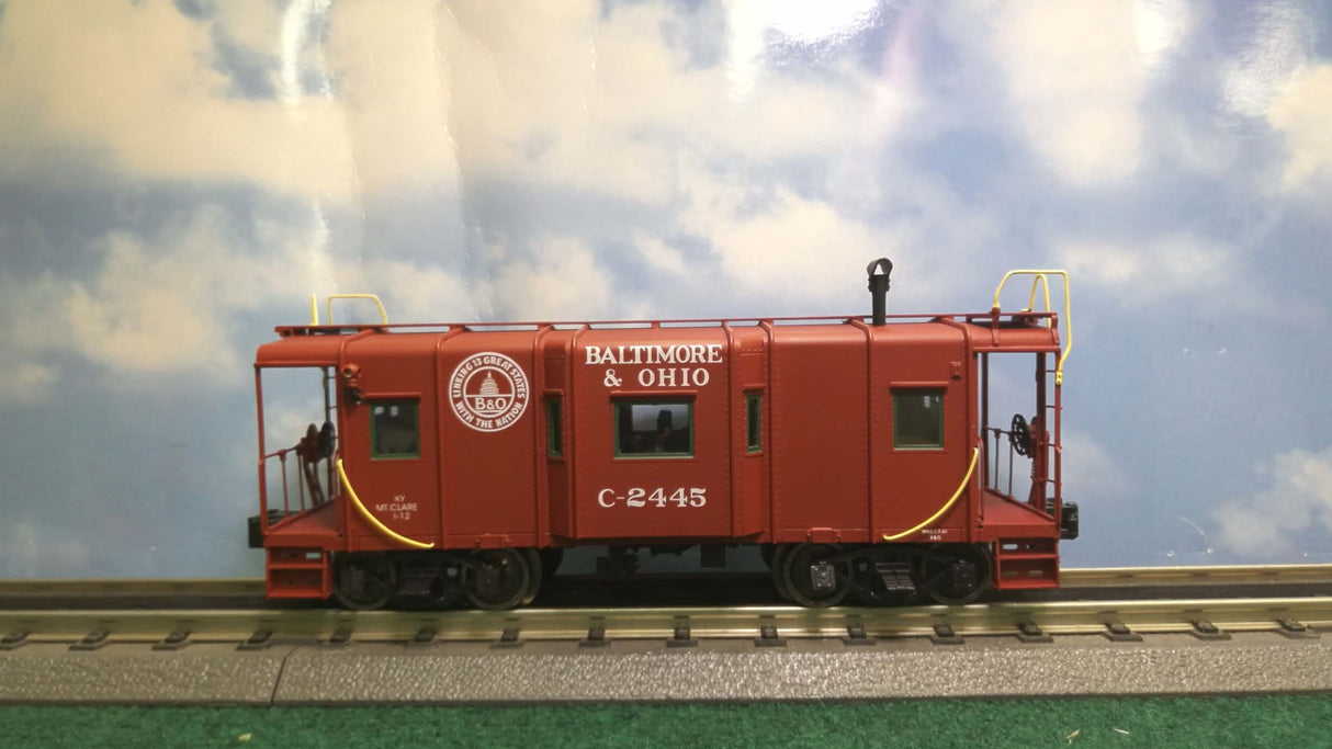 3rd Rail Balitmore and Ohio Red Wagon Top Caboose (3-Rail)