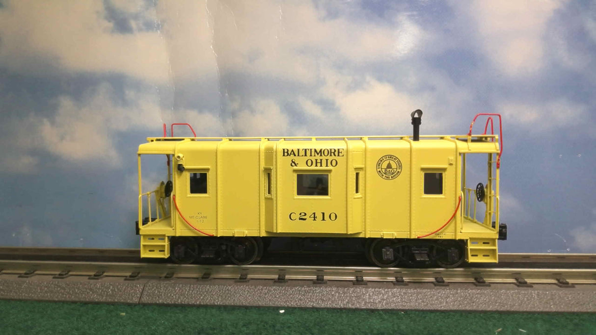 3rd Rail Balitmore and Ohio Yellow Wagon Top Caboose (3-Rail)