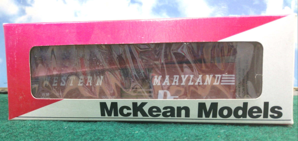 McKean Models HO Western Maryland 50' Box Car 3-Pack
