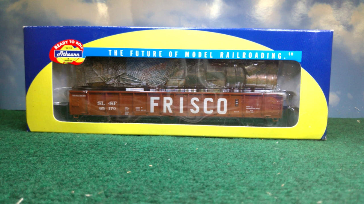 Athearn 92810 Frisco 52' Mill Gondola with Scrap Load