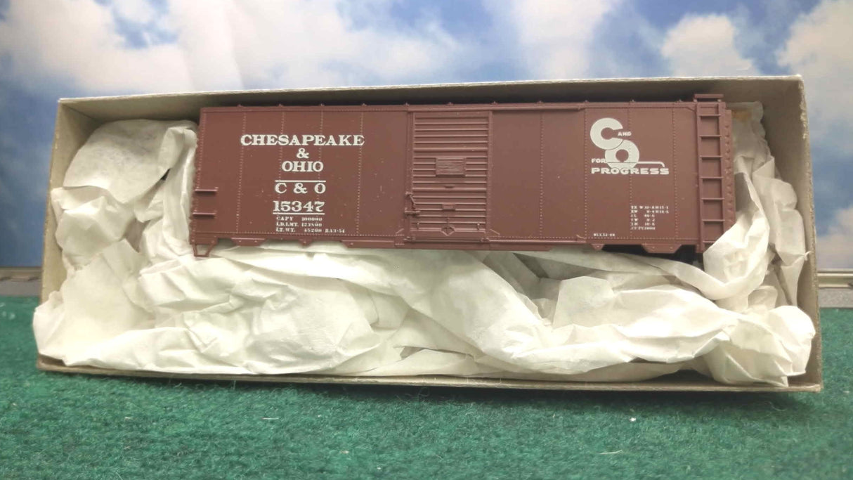 AccuRail 3202 Chesapeake and Ohio Deconstructed 40' AAR Steel Box Car