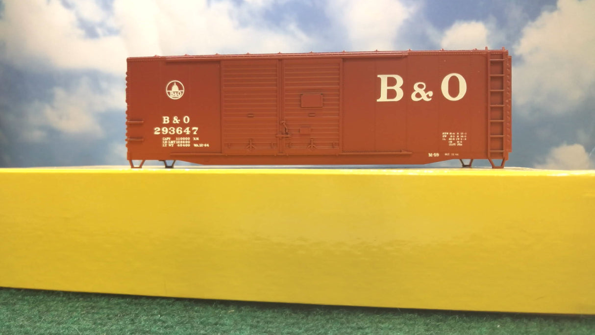 AccuRail 3002 Baltimore and Ohio Deconstructed 40' Double Door Box Car