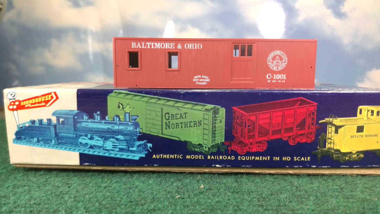 Roundhouse 3431 HO Unconstructed Balitmore and Ohio Caboose