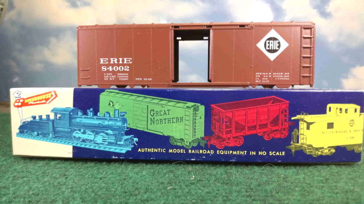 Roundhouse 1076 HO Unconstructed Erie 40' Box Car
