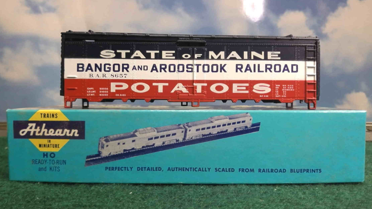 Athearn 1995 HO Bangor and Aroostook 40' Steel Ice-Bunker Reefer