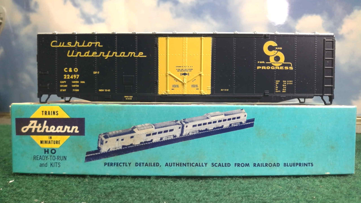 Athearn 1933 HO Chesapeake and Ohio 50' Plug-Door Box Car