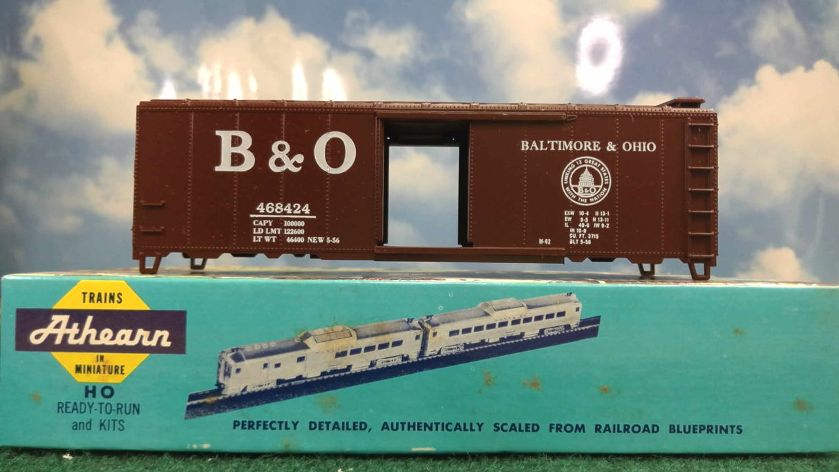 Athearn 1017 HO Deconstructed Baltimore and Ohio 40' Box Car