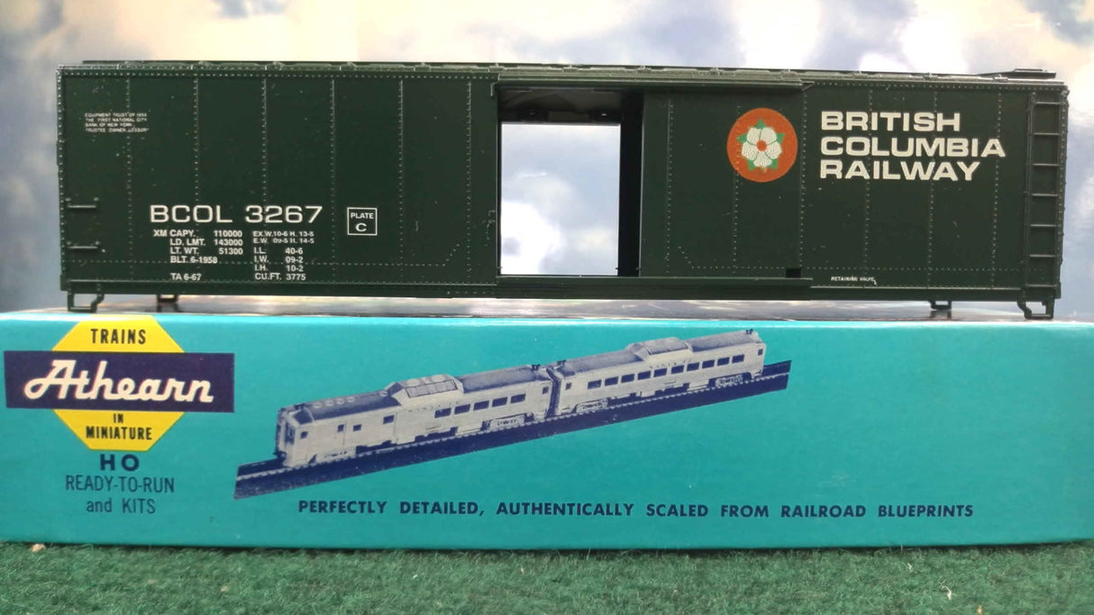 Athearn 1763 HO Deconstructed British Columbia Railway 50' Single Door Box Car