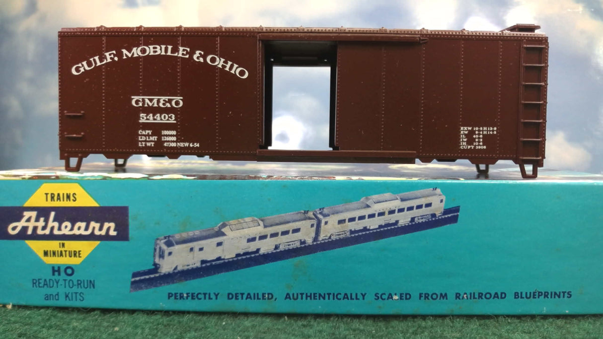 Athearn 1055 HO Deconstructed Gulf, Mobile & Ohio 40' Box Car
