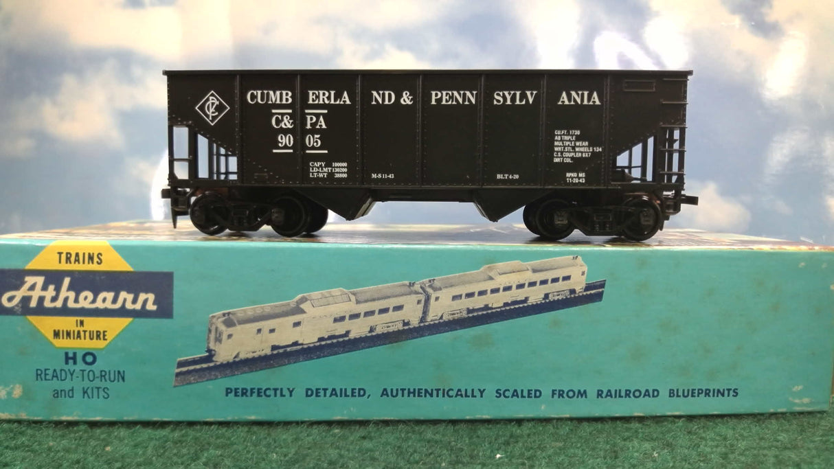 Athearn 312 HO Cumberland and PA Twin Rib-Side Hopper