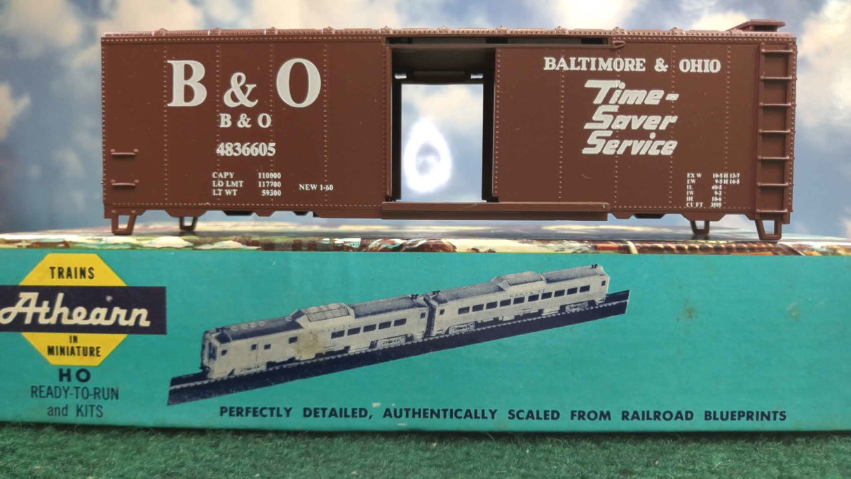 Athearn 1012 HO Unconstructed Baltimore and Ohio 40' Box Car