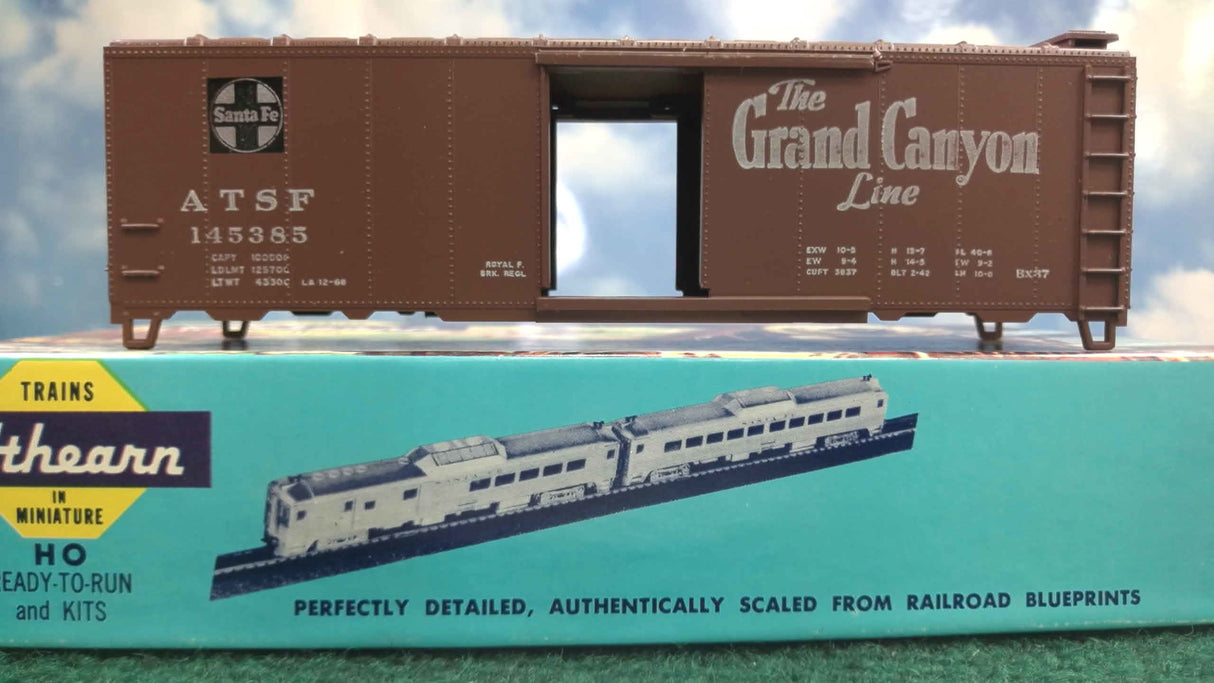 Athearn 5014 HO Unconstructed ATSF Grand Canyon 40' Box Car