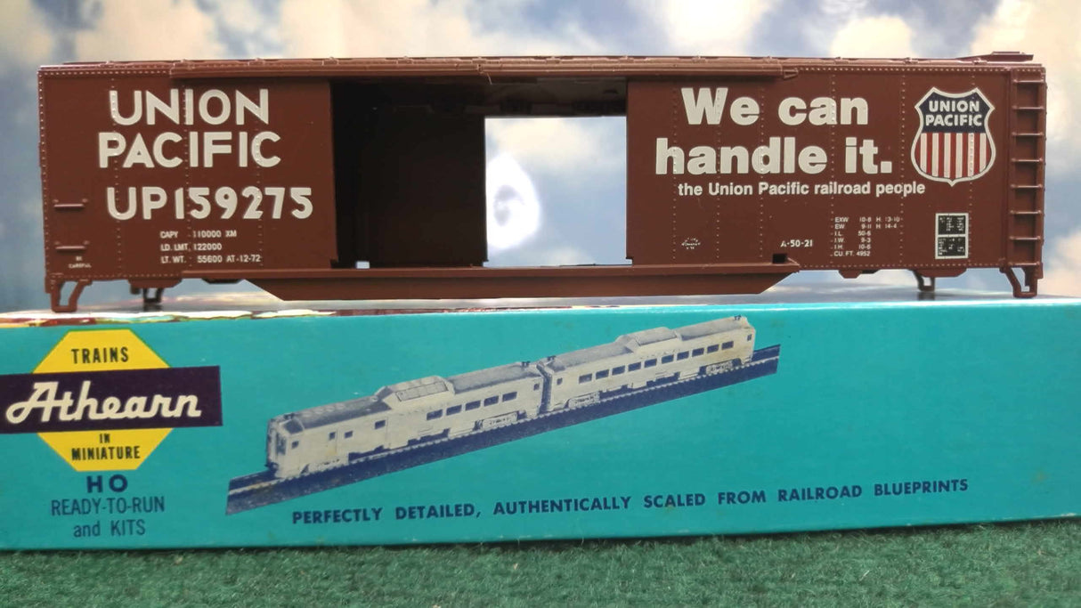 Athearn 197 HO Unconstructed Union Pacific 50' Double Door Box Car