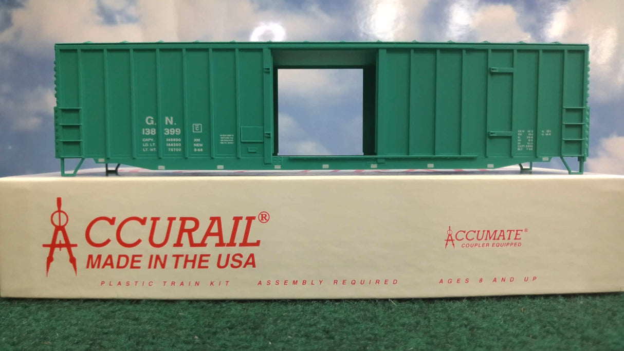AccuRail 138399 Great Northern Deconstructed 50' Modern Exterior Box Car