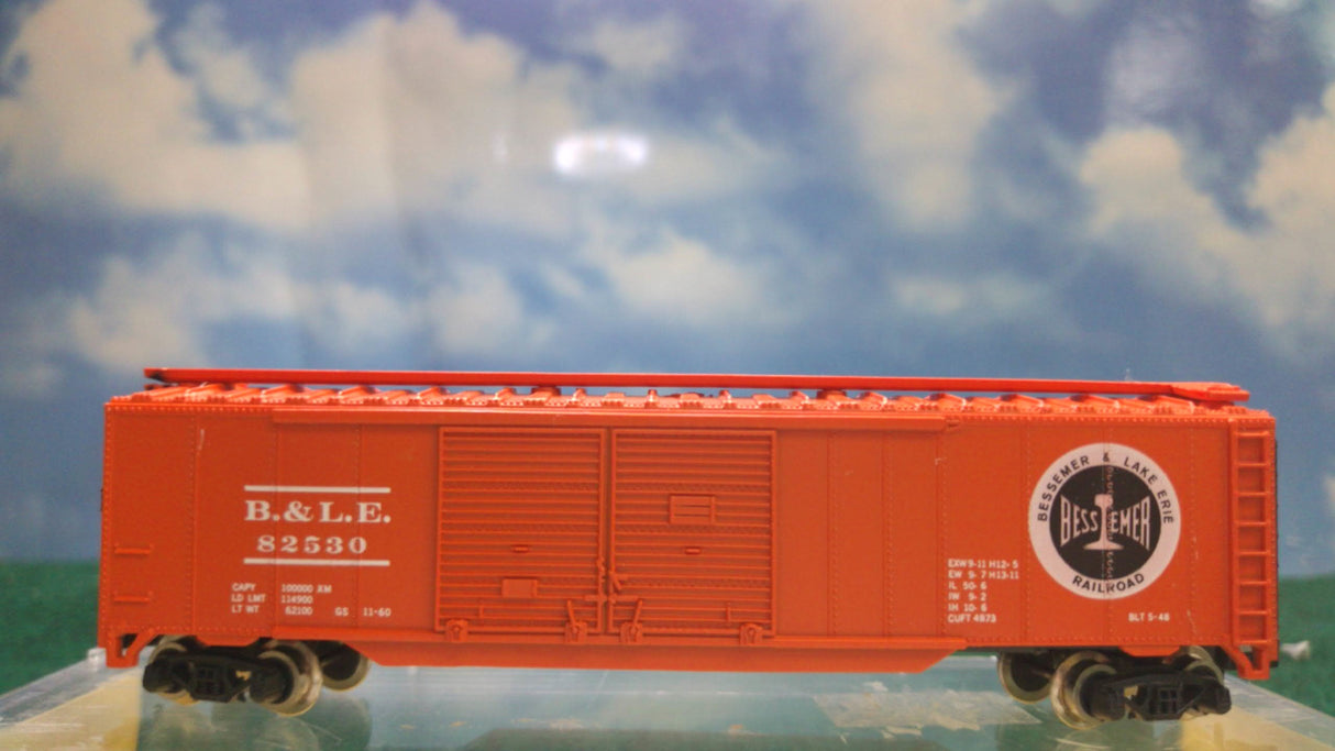 Atlas 3607 N Bessemer and Lake Erie 50' Double Door Box Car