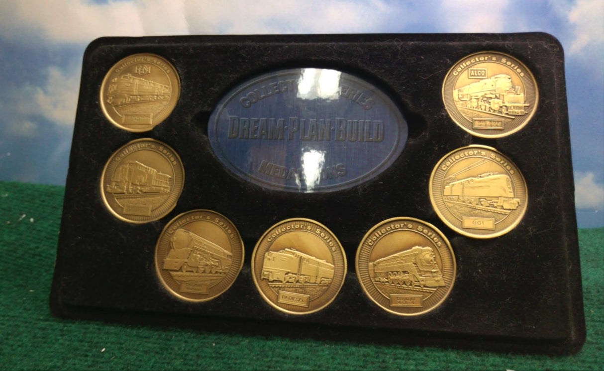 Model Railroader Dream-Plan-Build Railroad Collector Medallions