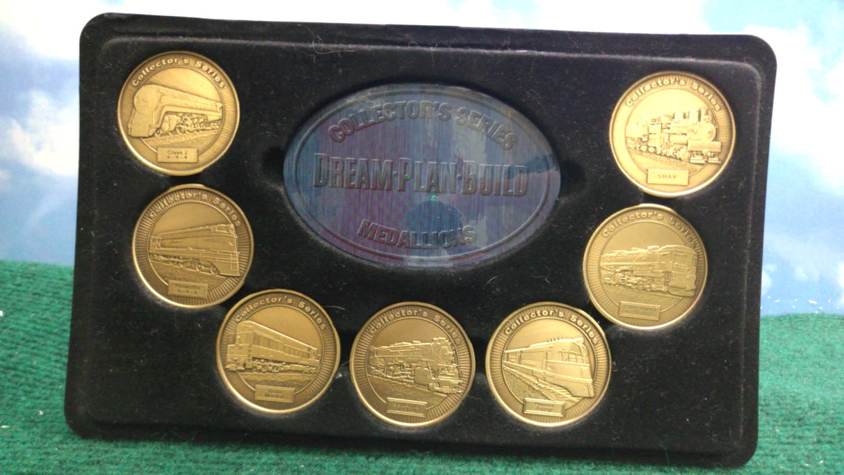 Model Railroader Dream-Plan-Build Railroad Collector Medallions